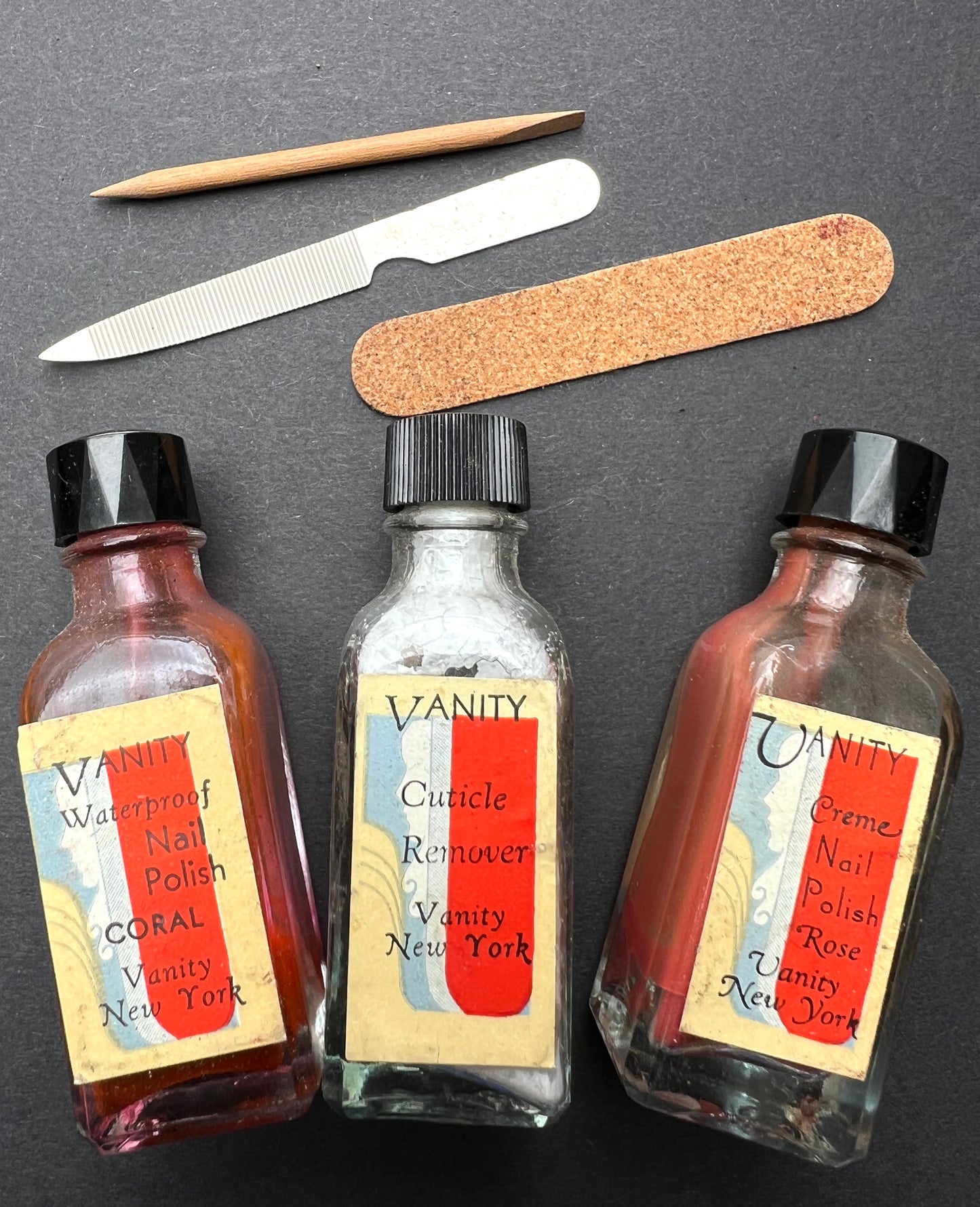 1920s Travelling Manicure Set made by VANITY NEW YORK