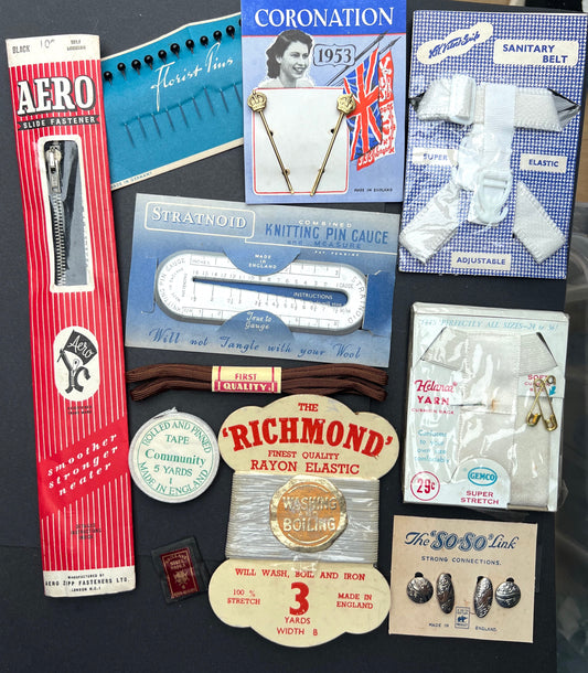 11 Pieces of Vintage Packaging.