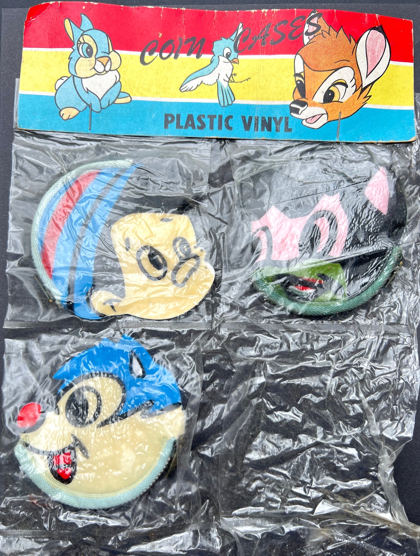 Vintage Display of 6 Disney Character Purses