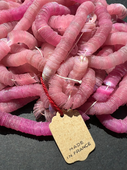 1940s/50s Approx 9000 Shimmery Pearly Pink Faceted Tiny 5mm Sequins