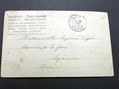 Posted 25th December 1904 Naughty Boys & Christmas Angel