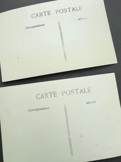 2 Little French Sailor Suited Boys with Armfuls of Presents..