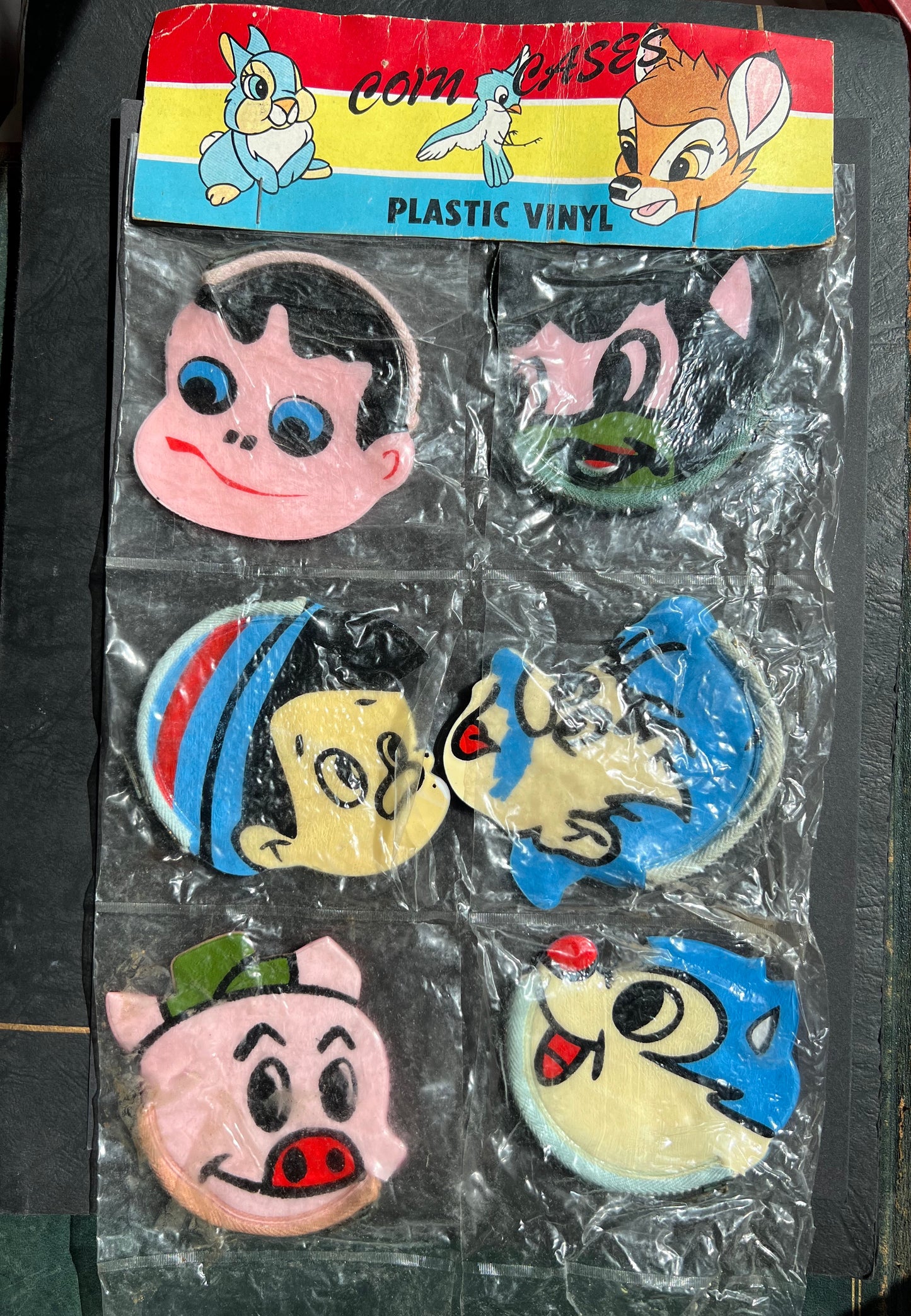 Vintage Display of 6 Disney Character Purses