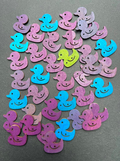 Job Lot of Wooden Duck Buttons