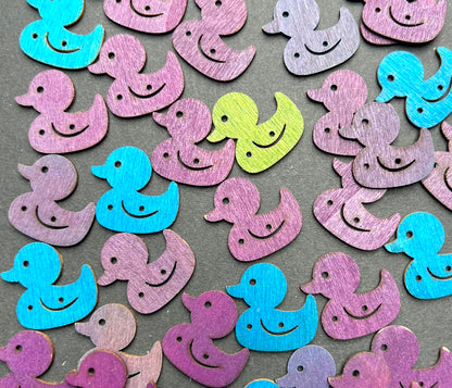 Job Lot of Wooden Duck Buttons