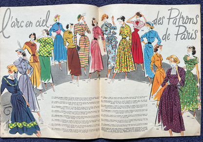 Gorgeous 1940s Fashion Illustrations in March 1949 La Mode Practique