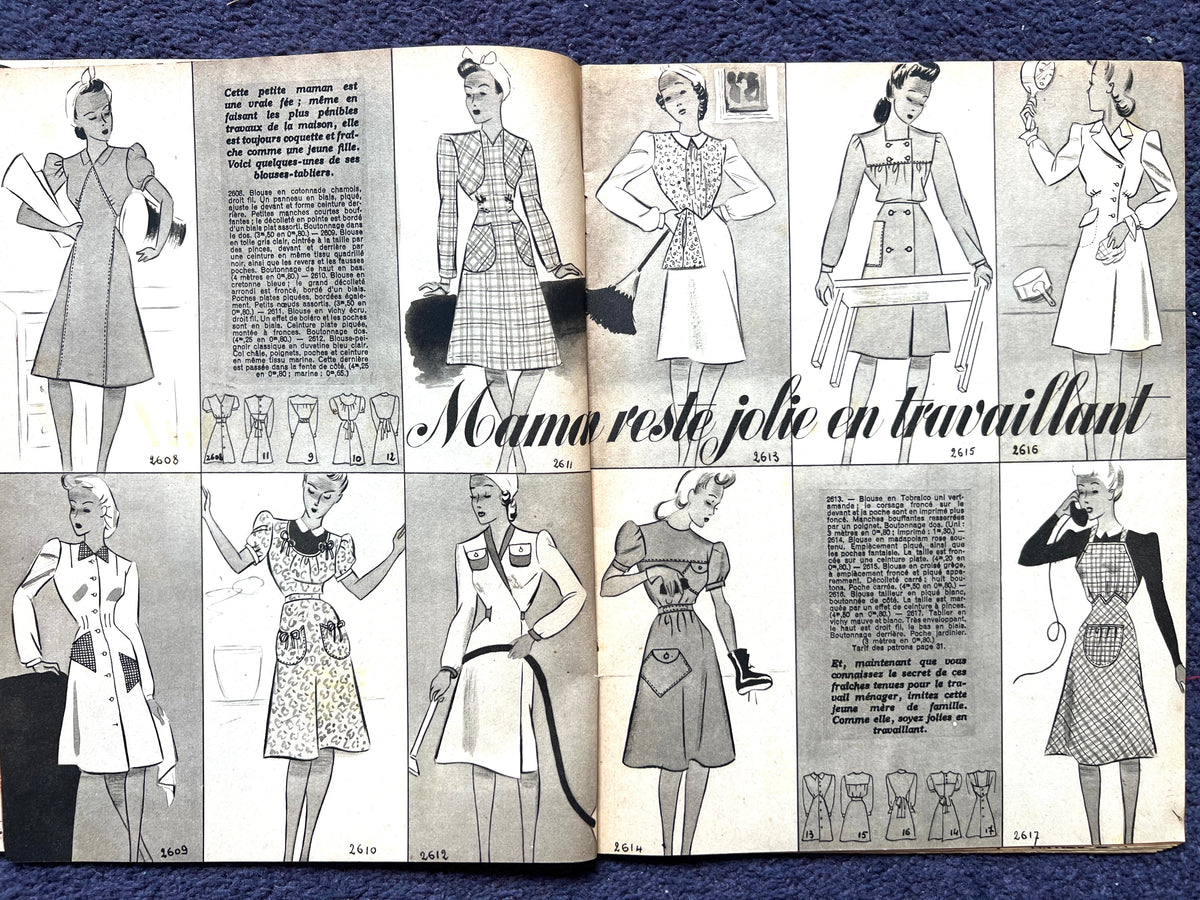 13th November 1941 MODE DU JOUR Wartime French Women's Magazine
