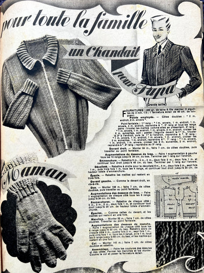 13th November 1941 MODE DU JOUR Wartime French Women's Magazine