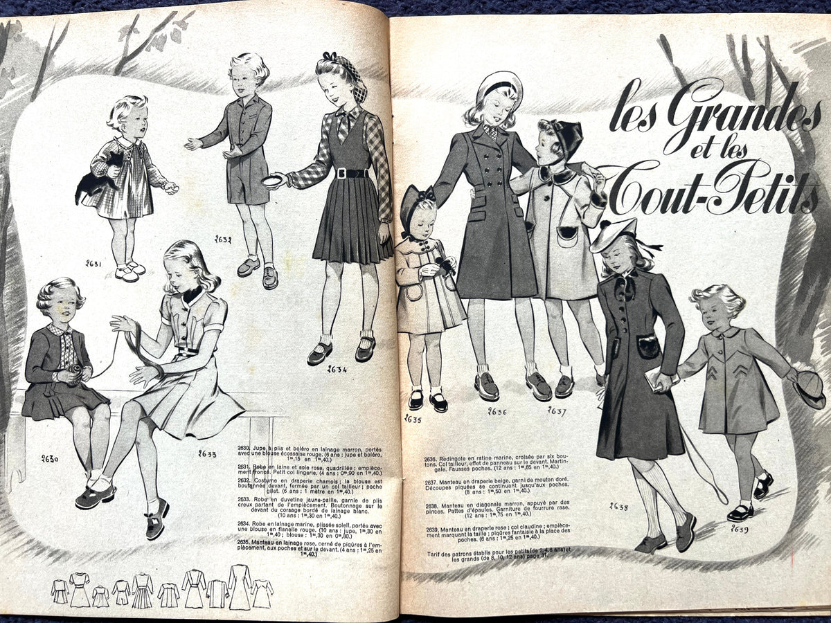 13th November 1941 MODE DU JOUR Wartime French Women's Magazine