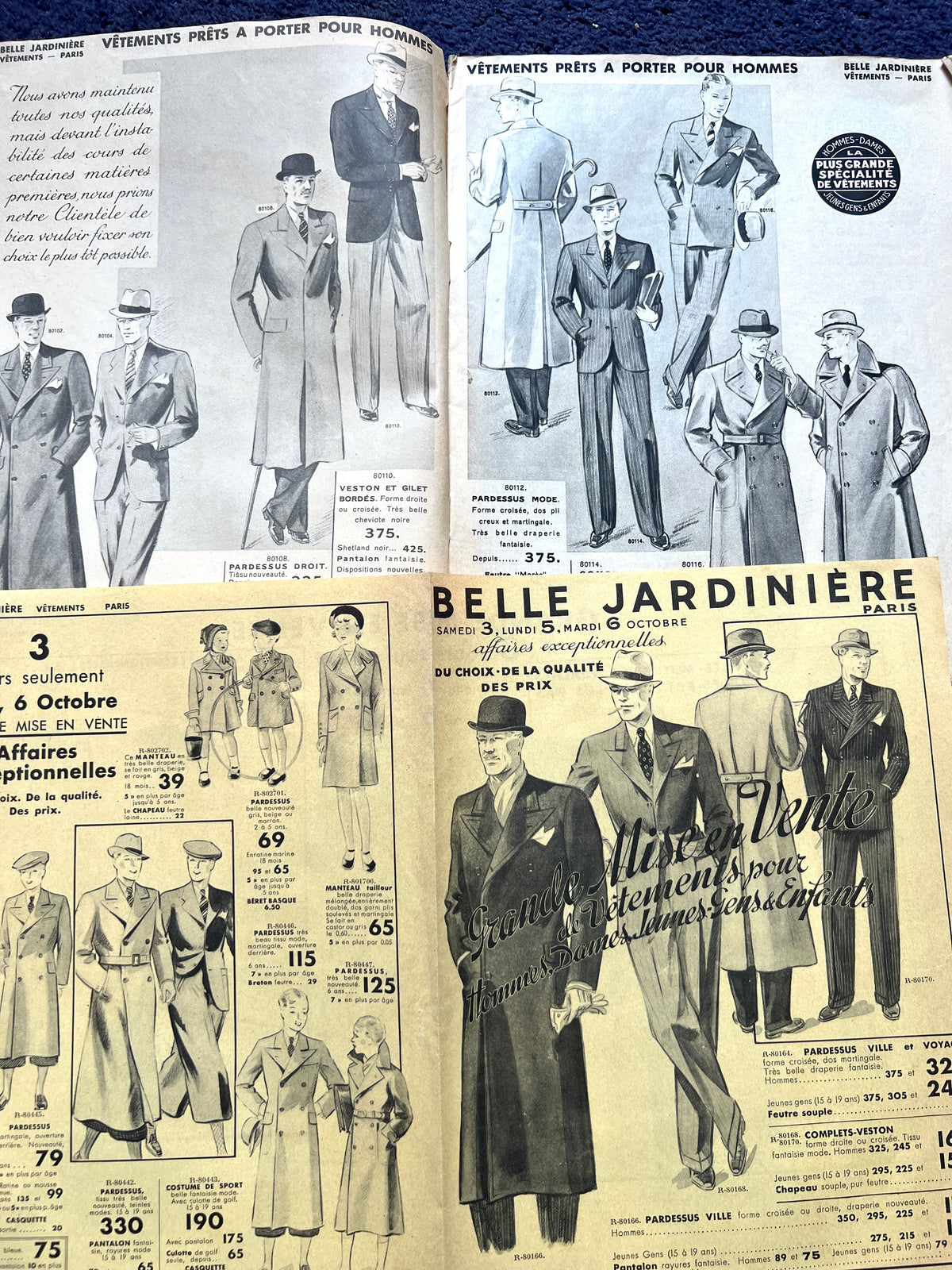 Fascinating 1936-37 French BELLE JARDINIERE Catalogue - Fashion, Homewares, Luxuries