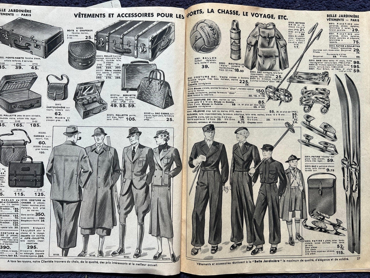 Fascinating 1936-37 French BELLE JARDINIERE Catalogue - Fashion, Homewares, Luxuries