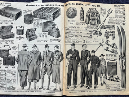 Fascinating 1936-37 French BELLE JARDINIERE Catalogue - Fashion, Homewares, Luxuries