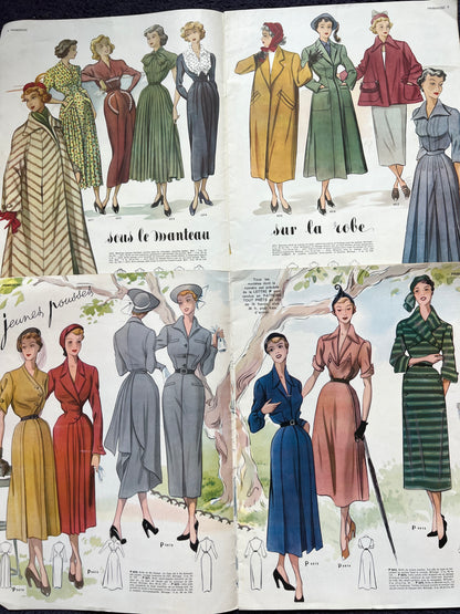 2 Editions of 1949 & 1950 French PRIMEROSE incl. Fancy dress & Wedding Dresses.