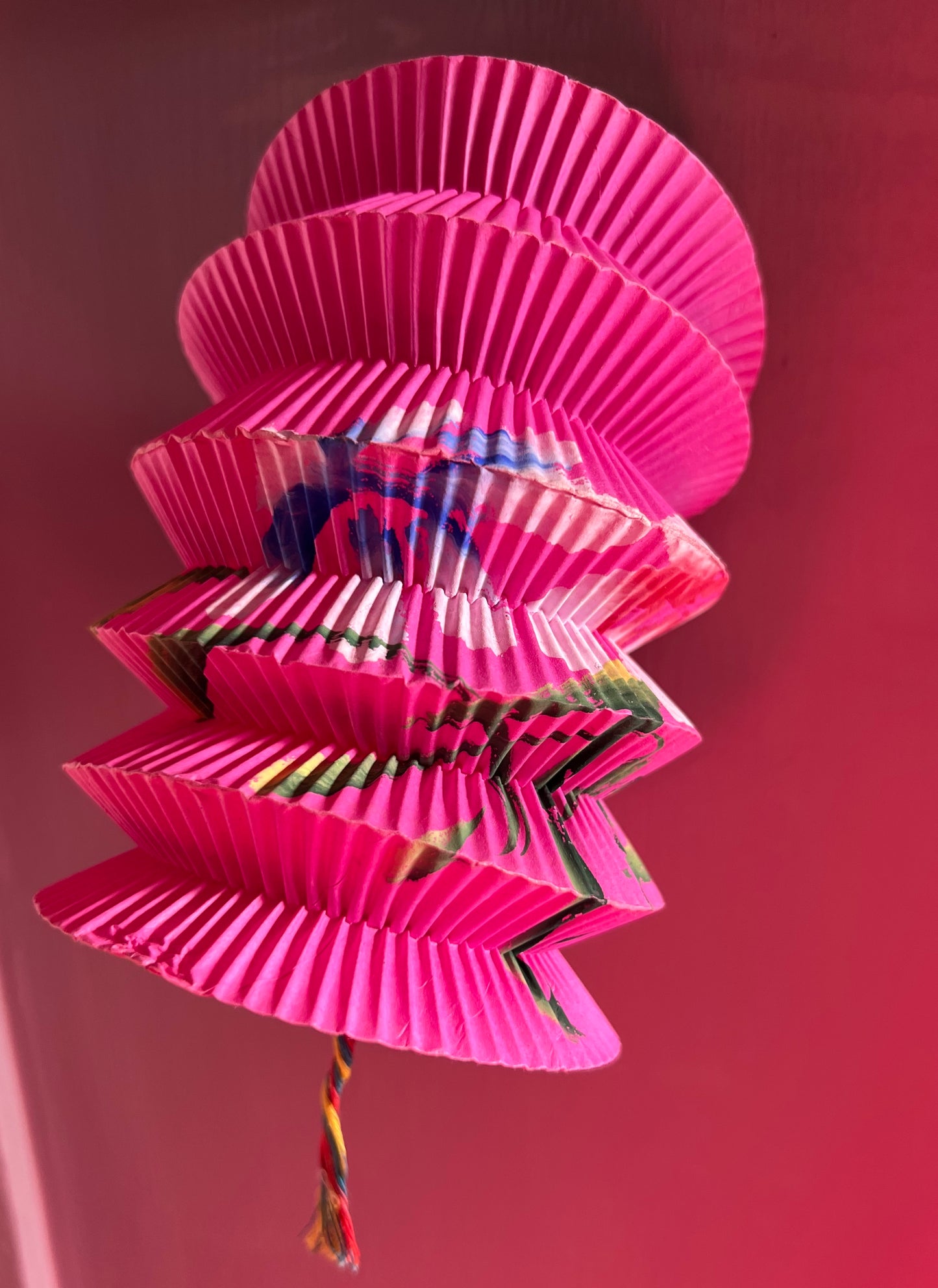 Vintage Colourful Round Paper Lanterns - Choice of Colours