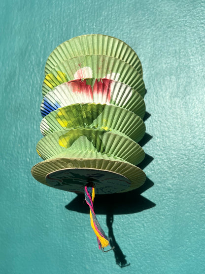 Vintage Colourful Round Paper Lanterns - Choice of Colours