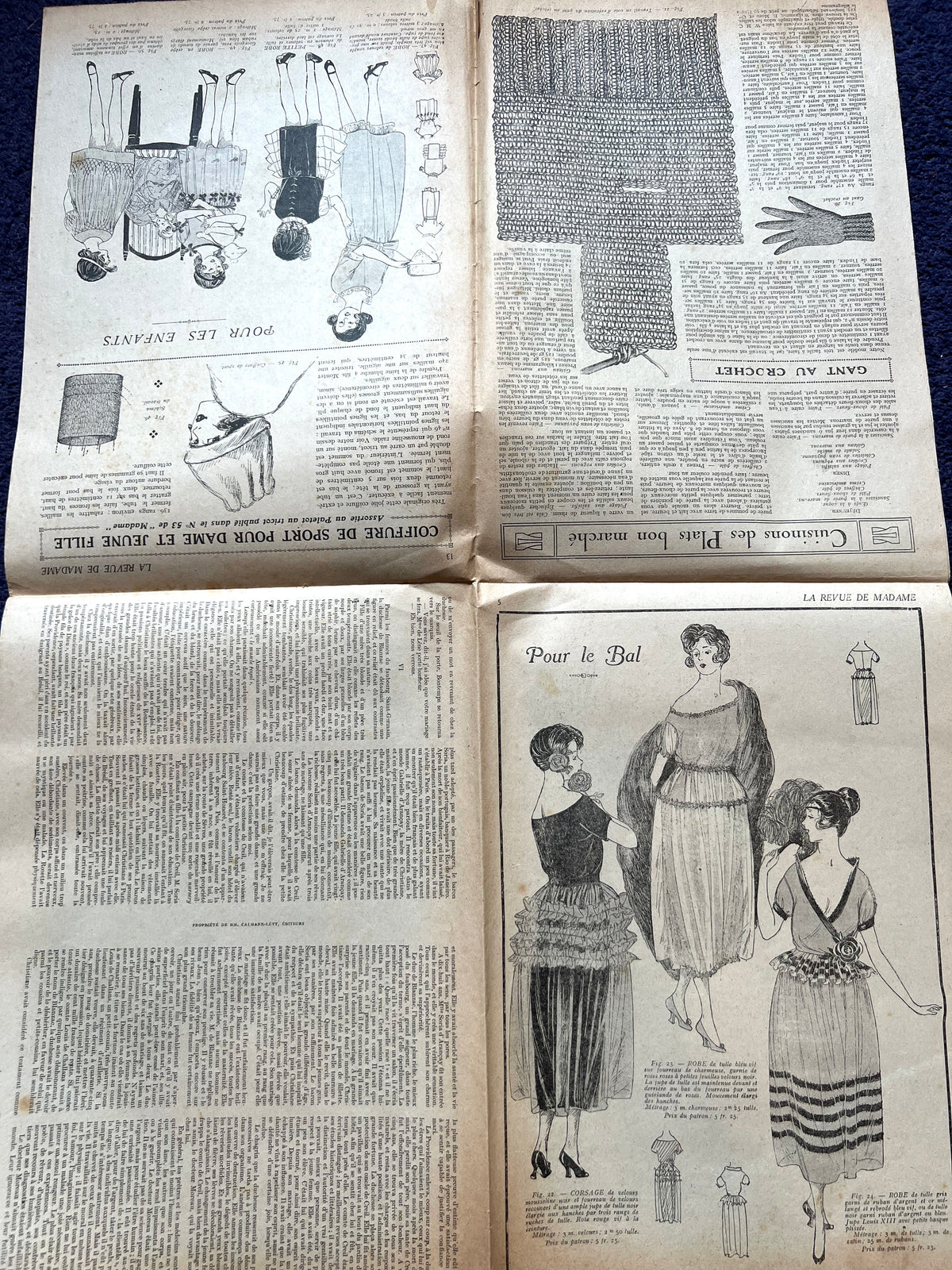 Womens Winter Sports Clothes in 22nd January 1920 French  La Revue de Madame