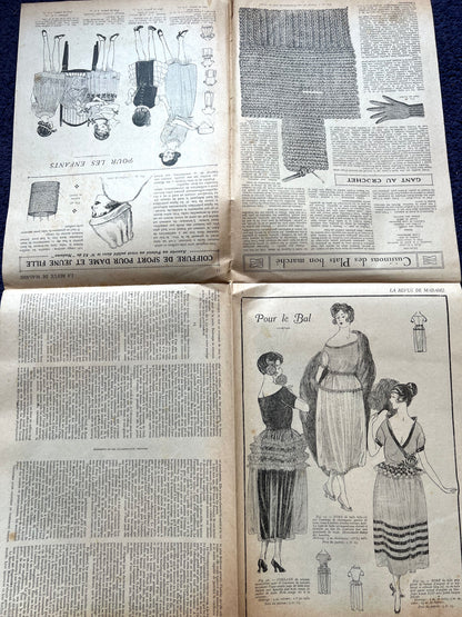 Womens Winter Sports Clothes in 22nd January 1920 French  La Revue de Madame