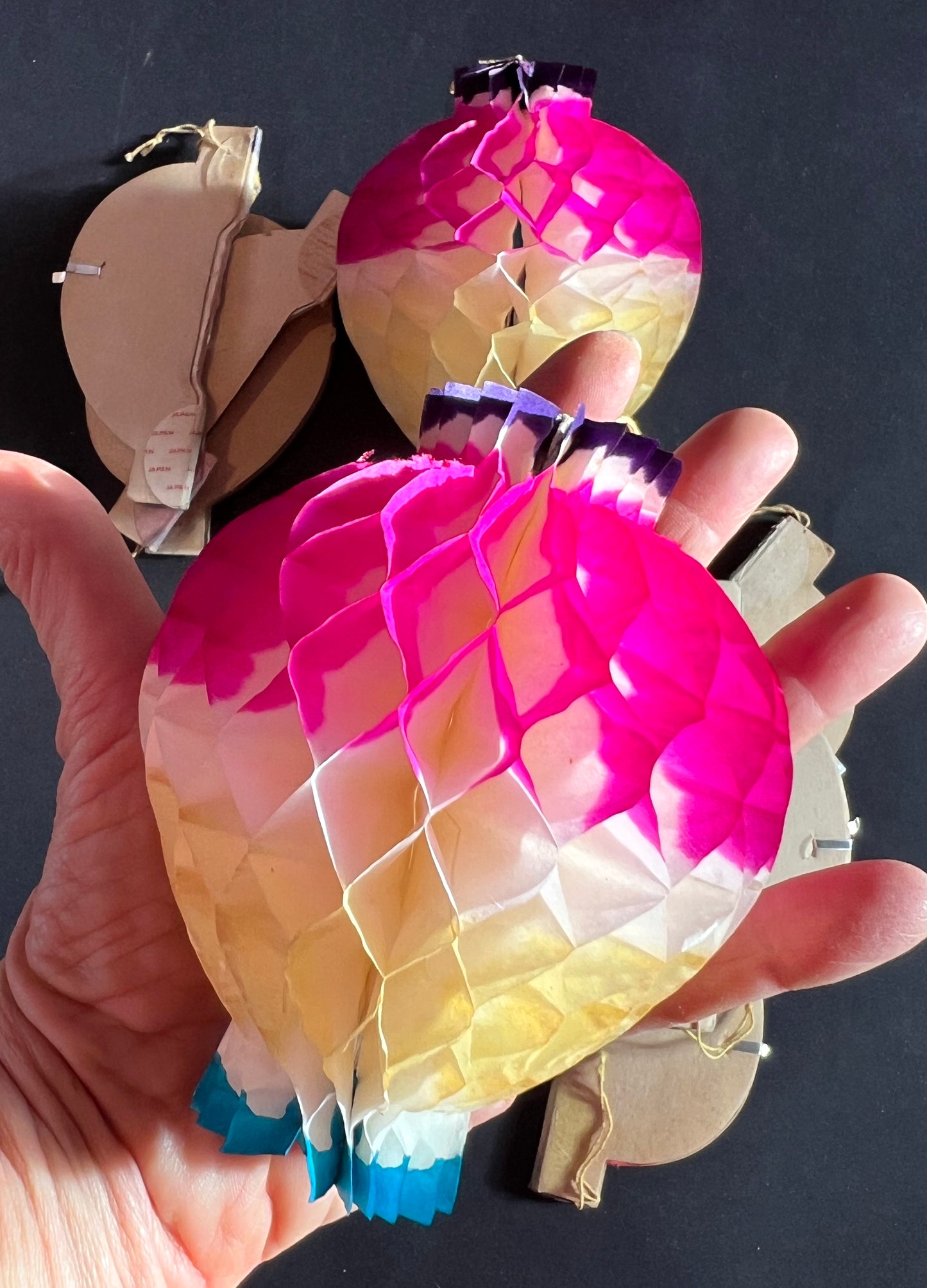 Unusual 1940s Japanese Paper Lanterns