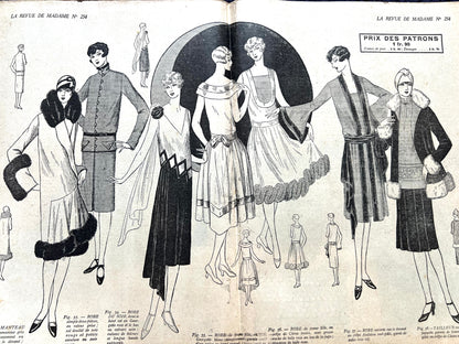 Fantastic Fancy dress Costumes in 12th January 1928 French La Revue de Madame