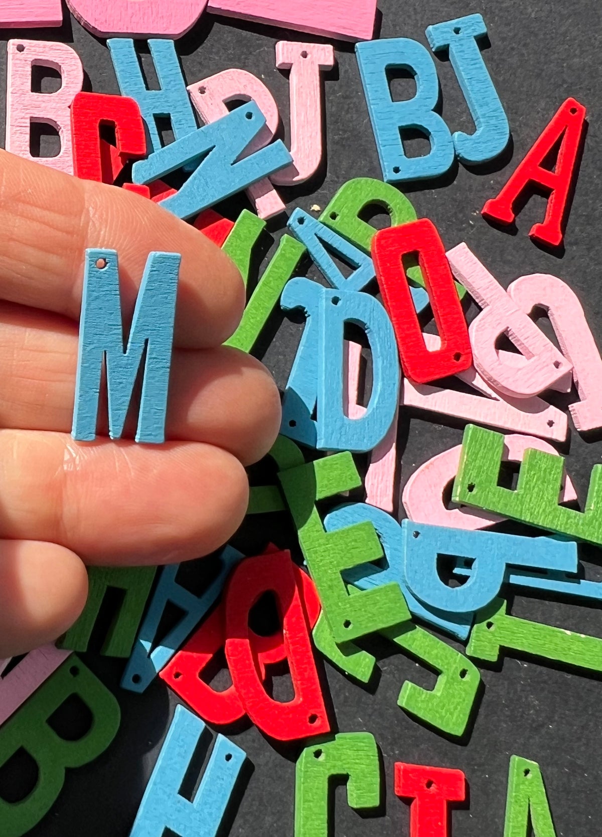 Job Lot of Wooden Letters