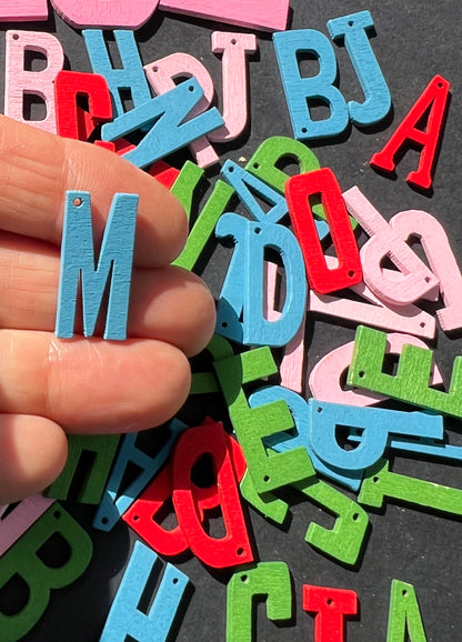 Job Lot of Wooden Letters