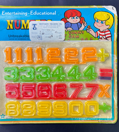 2 Vintage Alphabet and Number Sets - Hong Kong Salesman's Sample