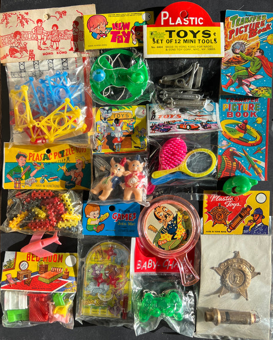 15 Vintage Stocking Fillers/ Secret Santa/ Tree Decorations - 15 Marvellous Vintage Toys