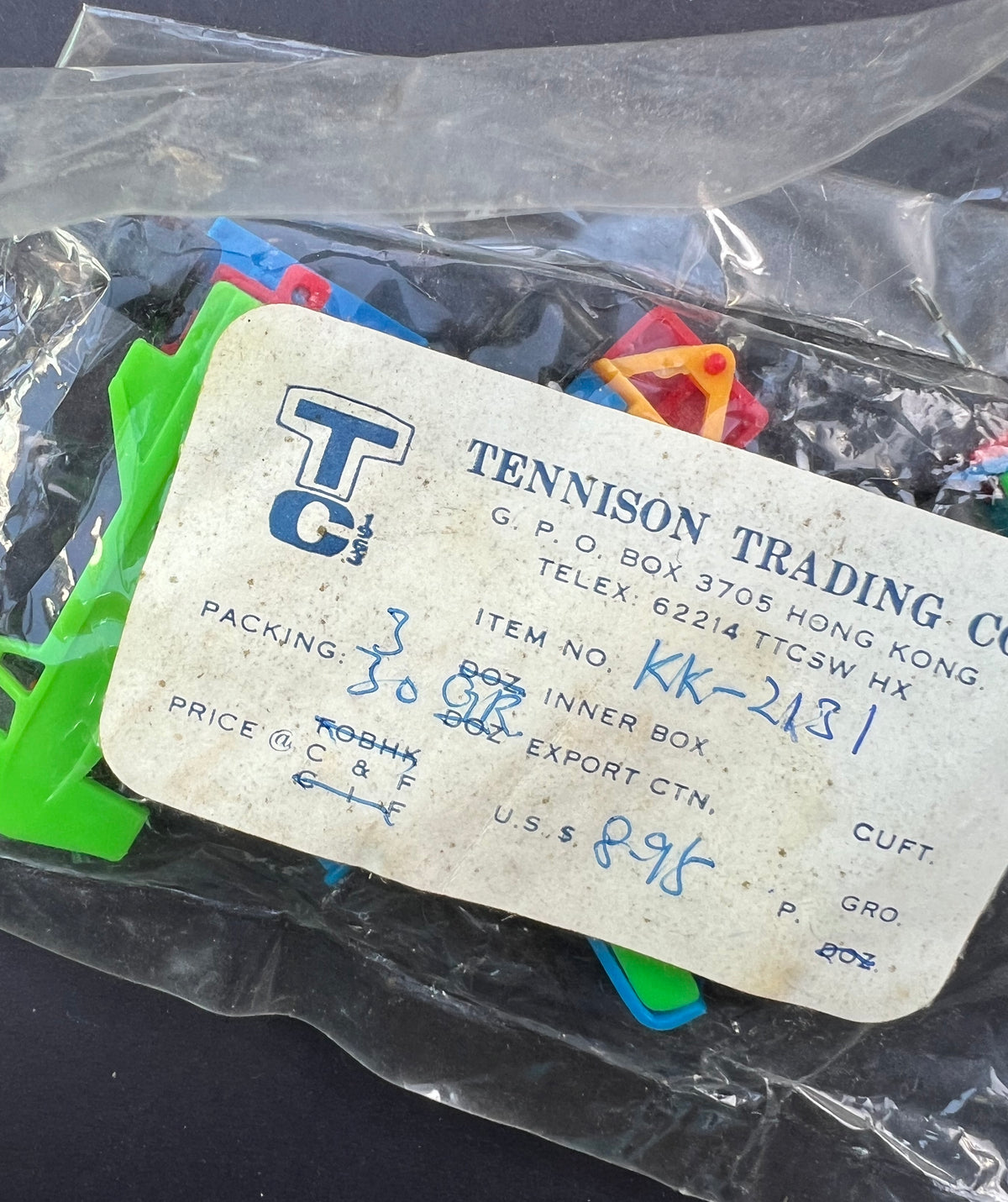 Vintage Hong Kong Salesman's Sample - 3 Brightly Coloured Racing Cars