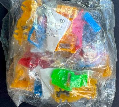 Vintage Hong Kong Salesman's Sample - 6 Build It Yourself Brightly ColouredOld Fashioned Cars