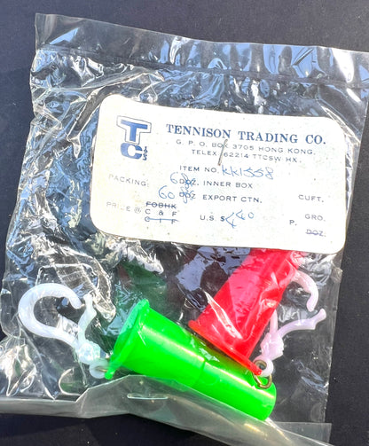 Vintage Hong Kong Salesman's Sample - 2 Whistle Key Rings