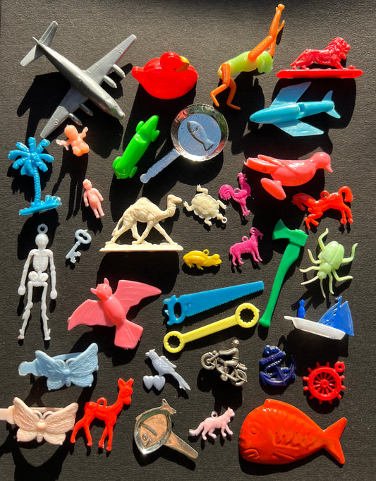 35 Vintage Cracker Fillers/ Tree Decorations/ Stocking Fillers