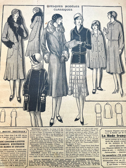 Charming 1920s Christmas Scenes in December 1929 French Petit Echo de la Mode