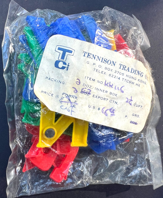 Plastic Alphabet - Vintage Hong Kong Salesman's Sample