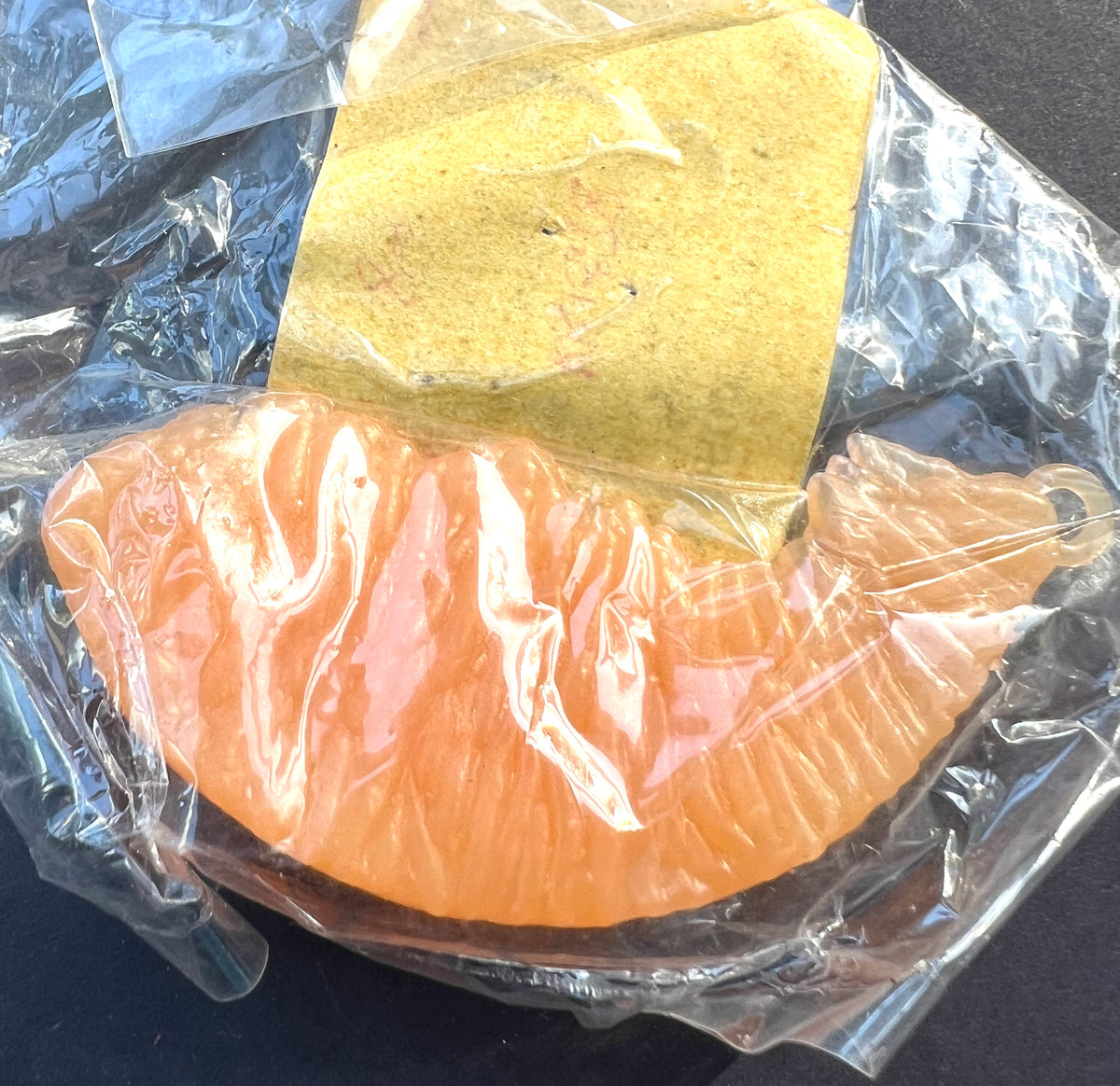 Plastic Orange Segment (Why ?) - Vintage Hong Kong Salesman's Sample