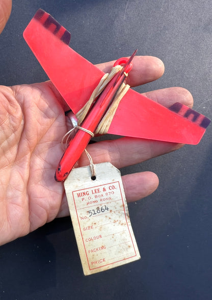 Toy Plane on Elastic - Vintage Hong Kong Salesman's Samples