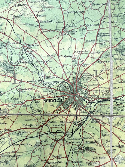 1920s Bartholomew's Map of Norfolk (Sheet 15)