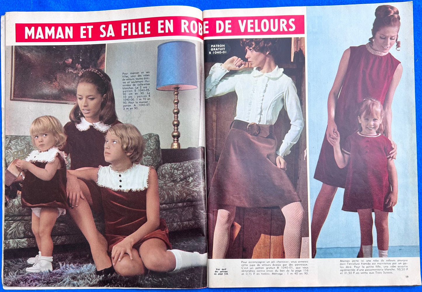 Christmas 1968  Fashions and Decor in French Modes de Paris