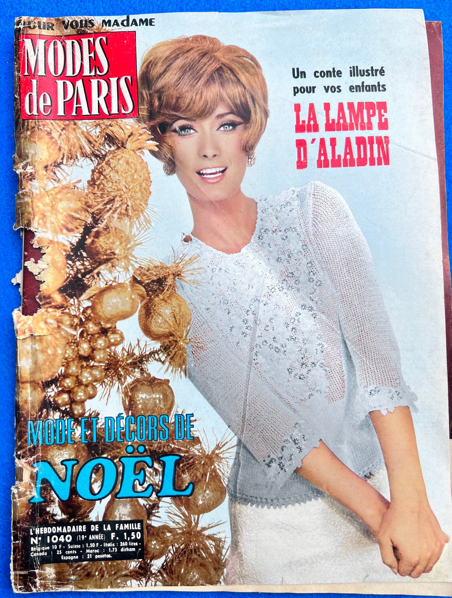 Christmas 1968  Fashions and Decor in French Modes de Paris