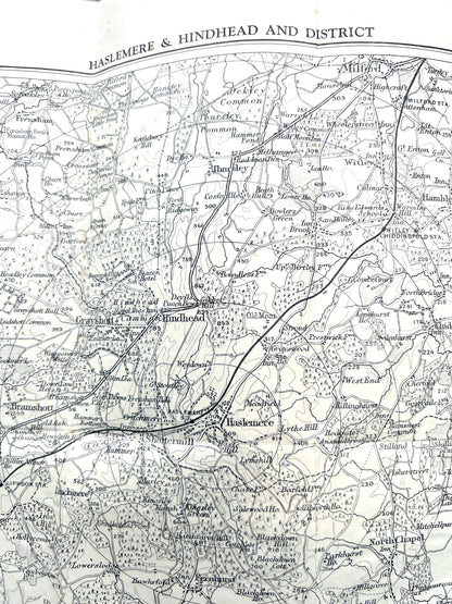 1940s Guide for Ramblers and Motorists to Hindhead, Haslemere and District