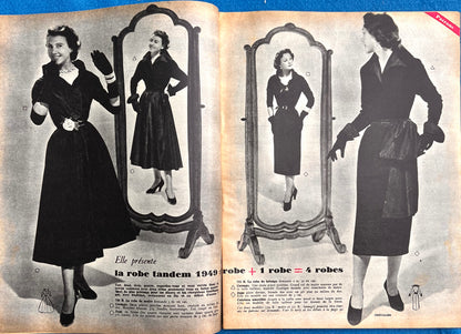 Look What We Got For Christmas...December 1948 issue of ELLE French Fashion Magazine
