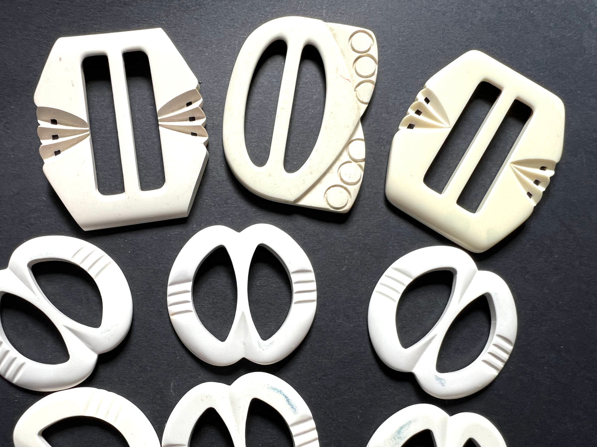Job Lot of 15  Vintage Buckles for Painting or Upcycling