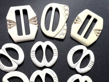 Job Lot of 15  Vintage Buckles for Painting or Upcycling