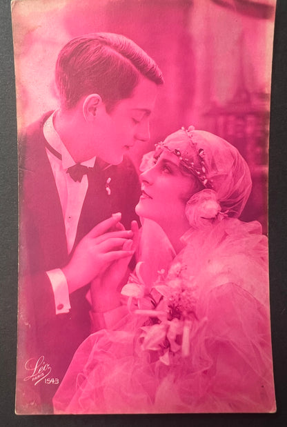 Rose Tinted 1920s French Postcard