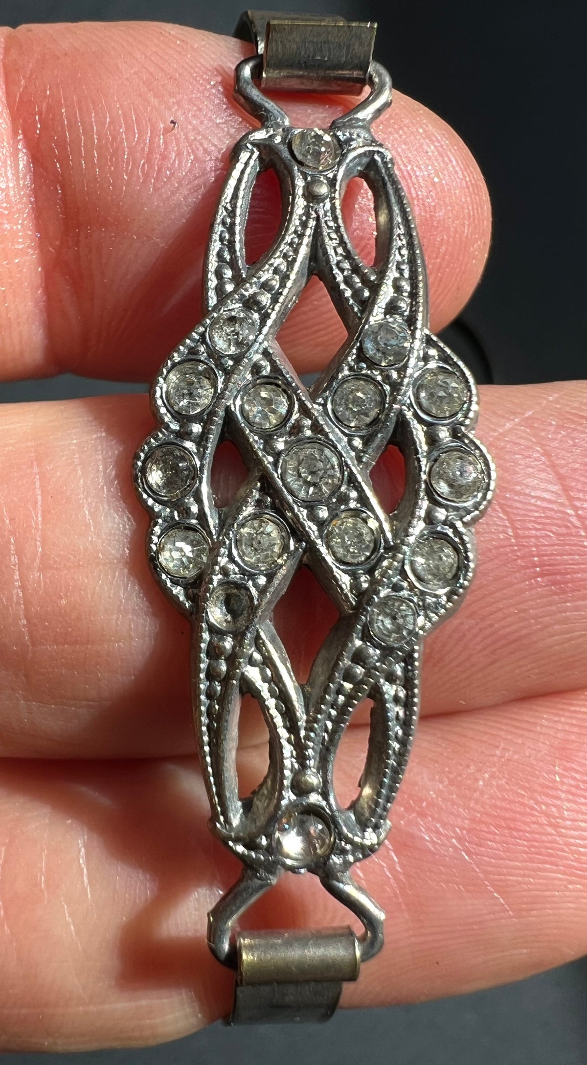 5 Vintage 1930s Bangles that Need Some Crystals Replacing
