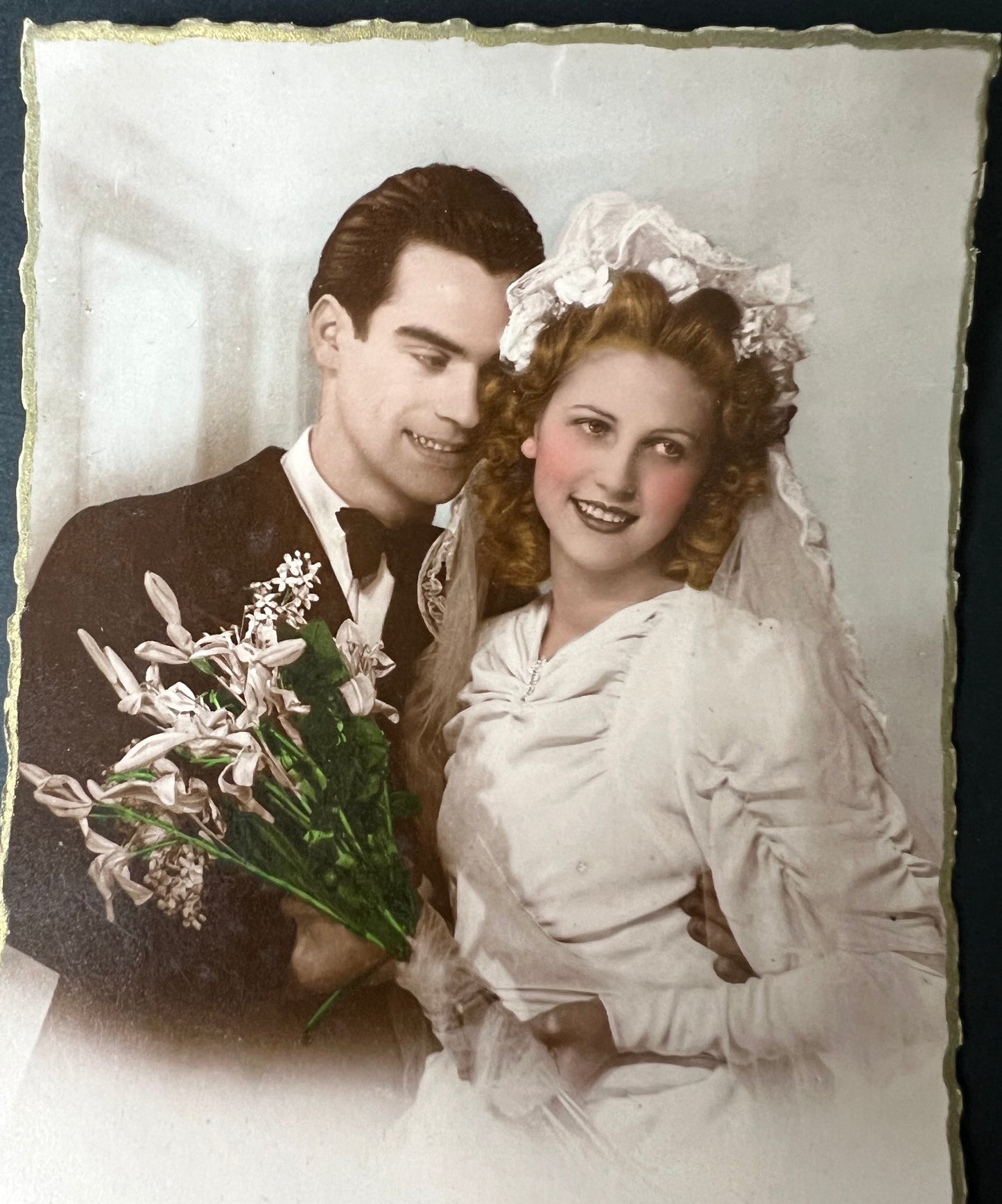 Unused 1940s French Wedding Postcards