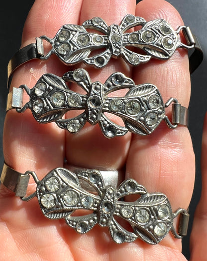 7 Vintage 1930s Bangles that Need Some Crystals Replacing