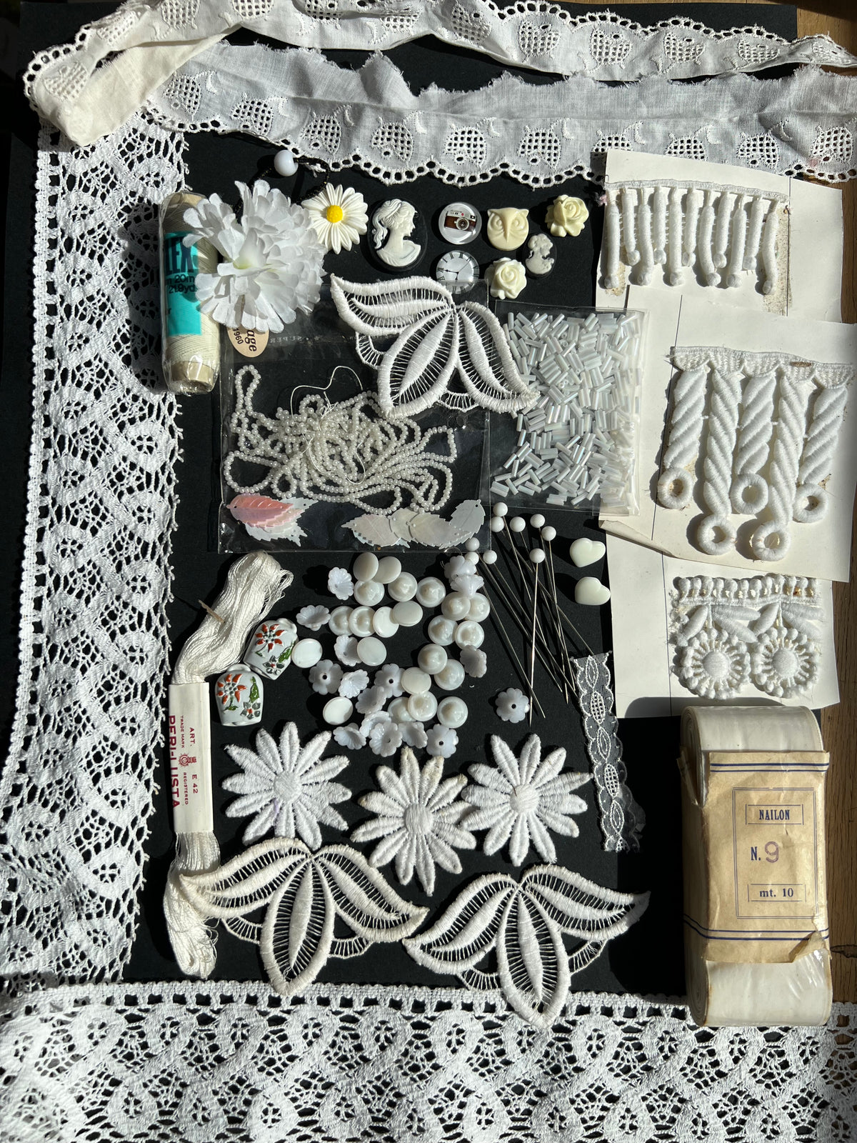 White Vintage Craft Pack