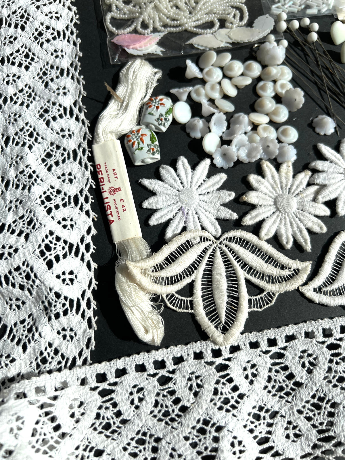 White Vintage Craft Pack