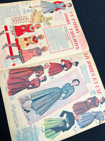 21st January 1949 Edition of French Fashion Paper Modes de Paris