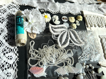White Vintage Craft Pack